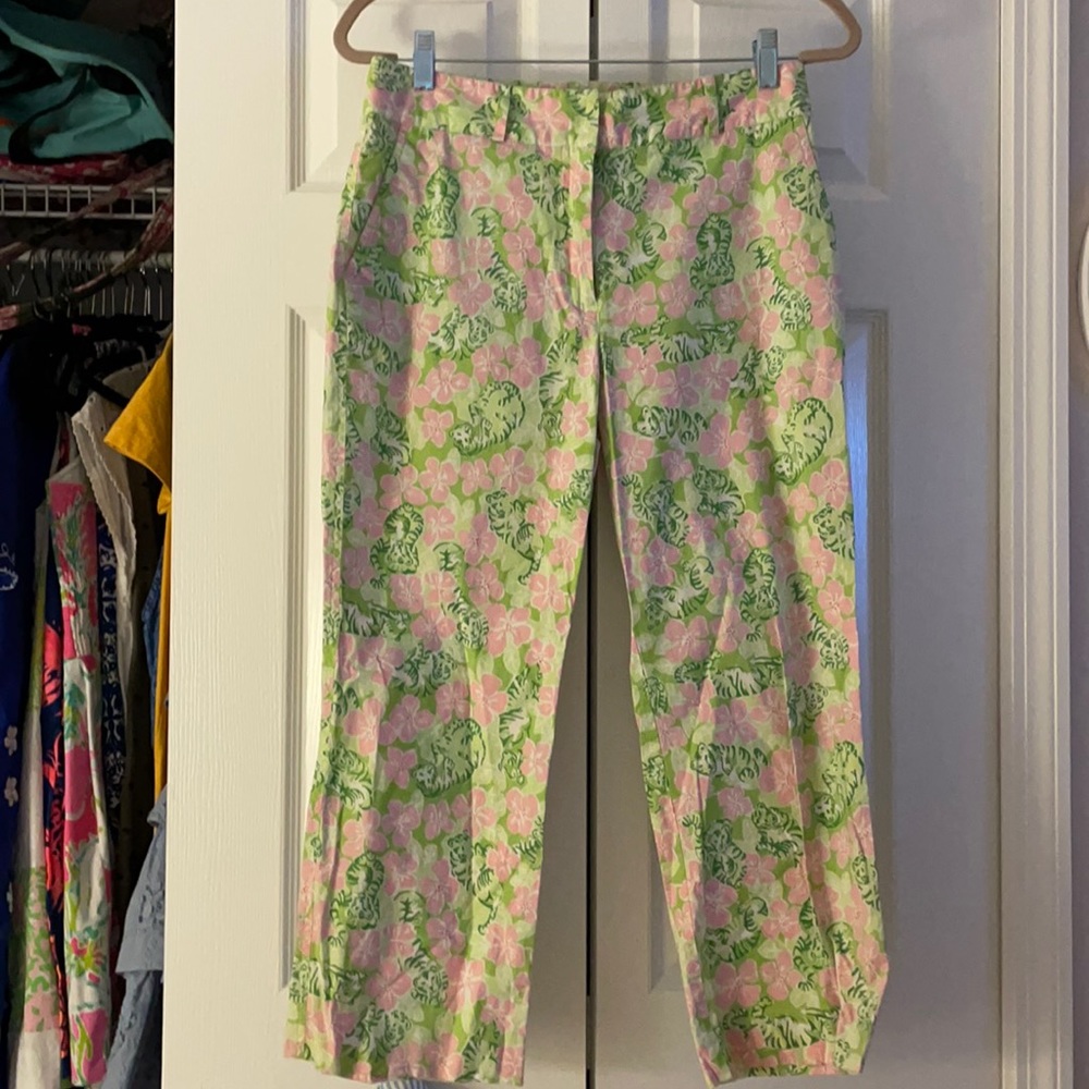 Illy Pulitzer tiger vintage pants